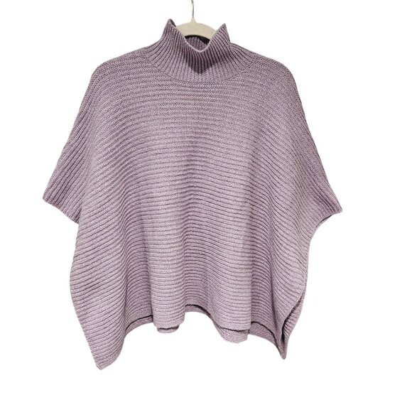J.Jill Sweaters - J. Jill Woman Size OS S-L Poncho Style Ribbed Knit Turtle Neck Sweater NWT Boho